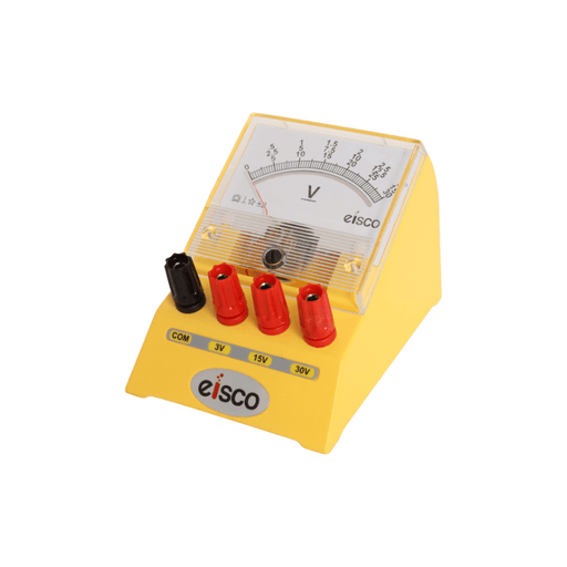 Voltmeter DC Moving Coil Meters 0 - 3 V, 0 - 15 V, 0 - 30 V (Triple)