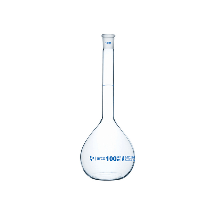 Volumetric Flask Borosilicate Glass - Class A Batch Certificate