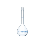 Volumetric Flask Clear Borosilicate Glass - Class 'B', Plastic Stopper
