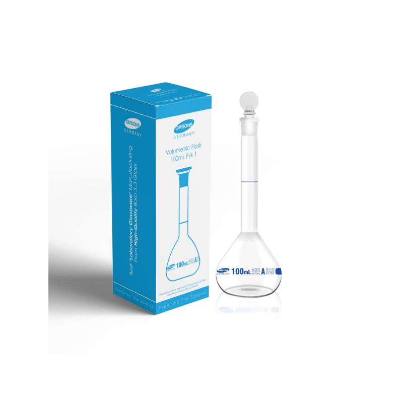 Volumetric Flasks, Clear, Class 'A' Batch Certificate - Glass Stopper