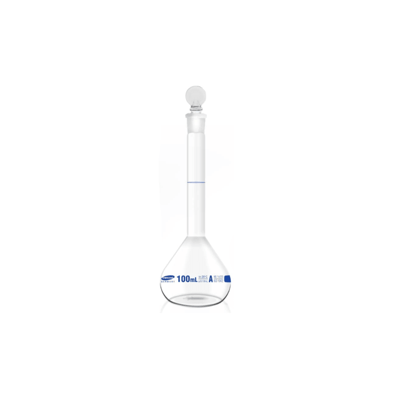 Volumetric Flasks, Clear, Class 'A' Batch Certificate - Glass Stopper