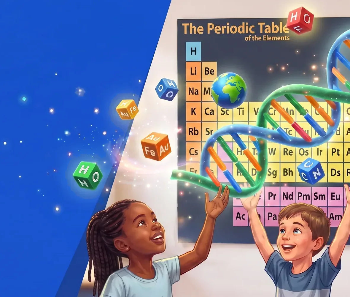 Educational wall charts coming to life, mobile banner