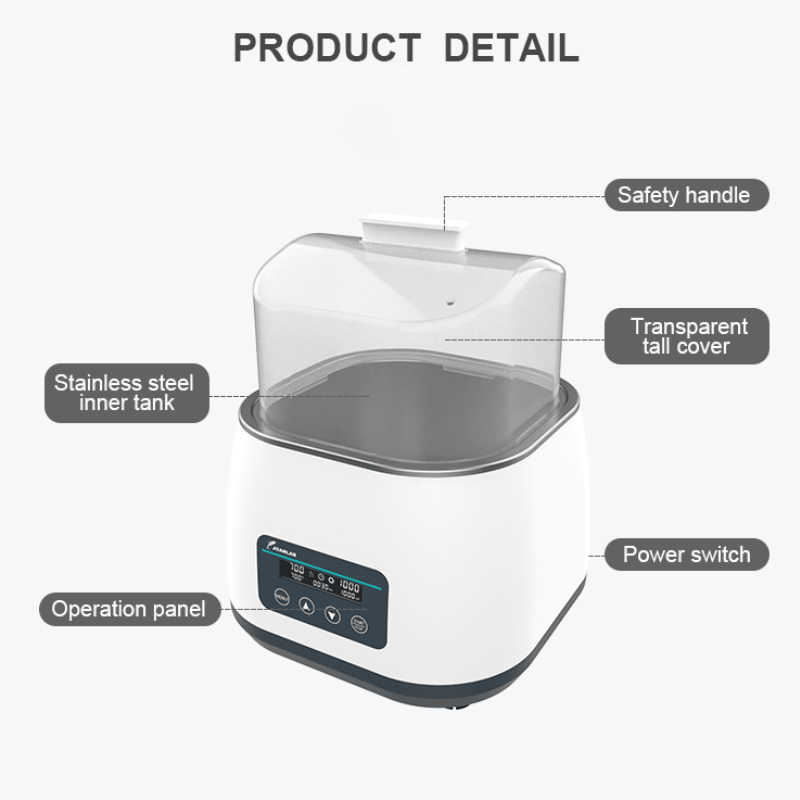 Water Bath - 2L, 150mm Dia. x 105 Deep, Digital Thermostat