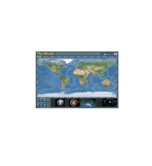 World Physical - Wall Chart