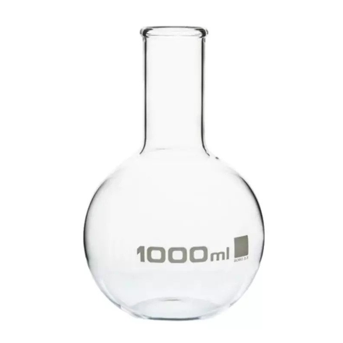 Flask, Narrow Neck, Flat Bottom, Capacity - 250ml