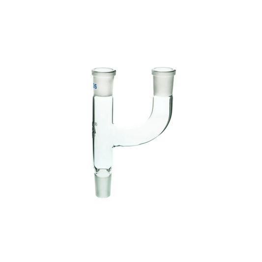 Claisen adapter 3 way borosilicate glass