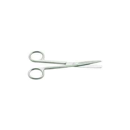 Stainless steel dissecting scissors 125 mm blunt tip for safe classroom dissection