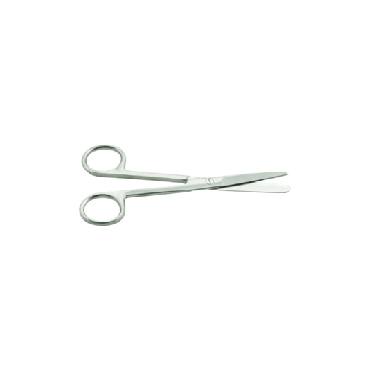 Stainless steel dissecting scissors 125 mm blunt tip for safe classroom dissection
