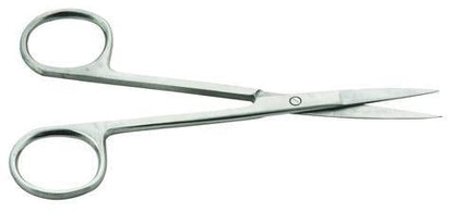 Stainless steel dissecting scissors 125 mm fine point for detailed dissection