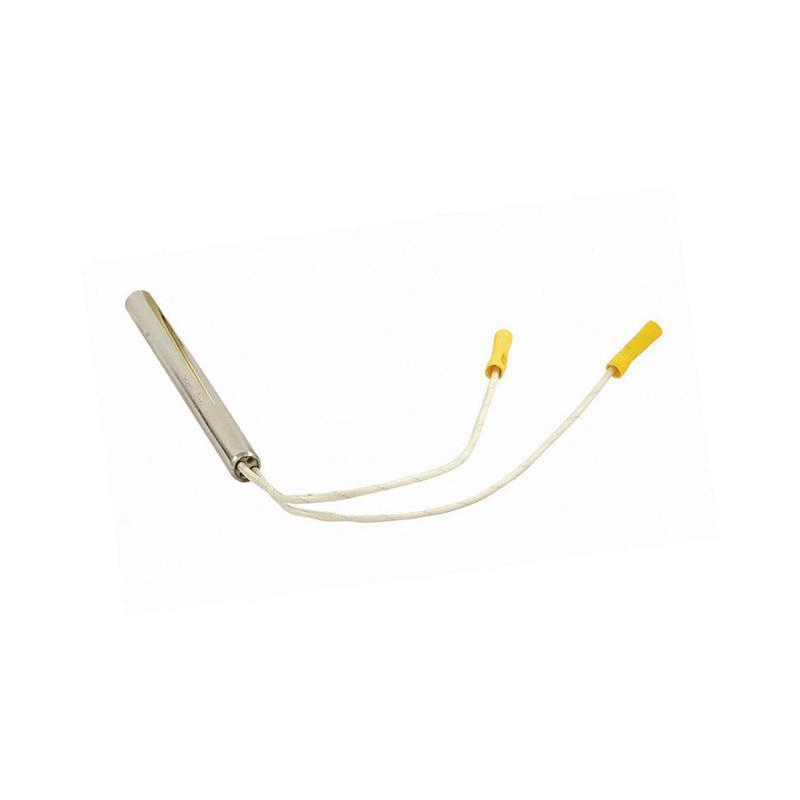 Mini immersion heater for calorimeter use with insulated wires