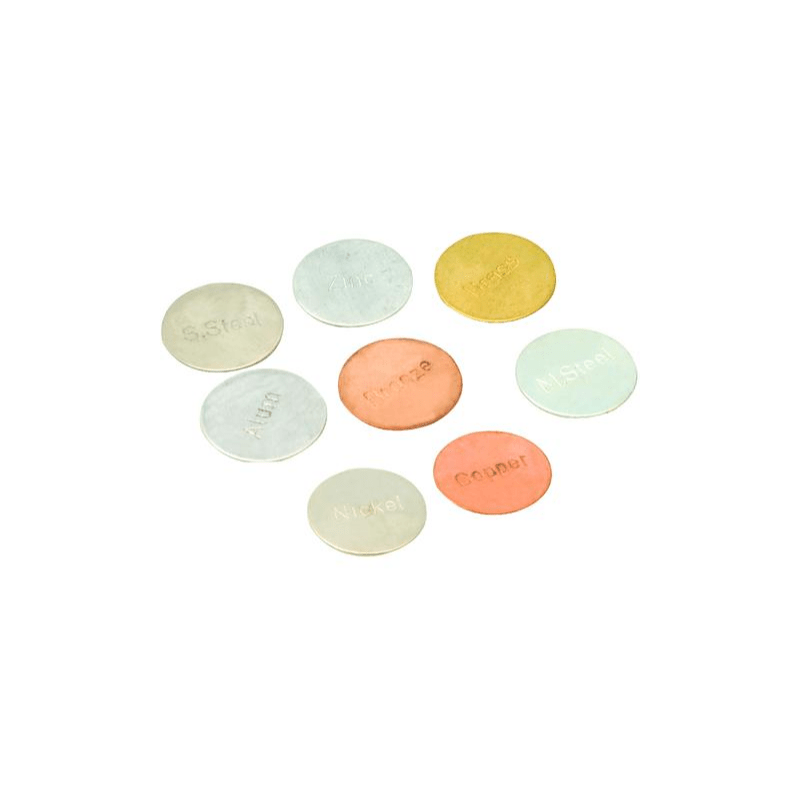 Metal Discs - Set of 16 (8 stamped &amp; 8 unstamped)