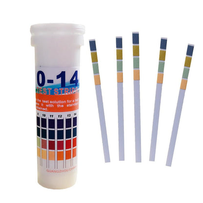 pH Indicator Test Strips (Bottle) - pH 0 - 14