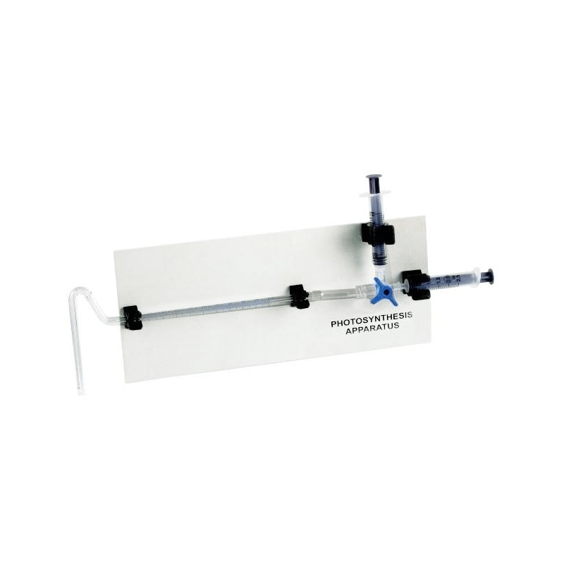 Photosynthesis apparatus setup for measuring gas from aquatic plants