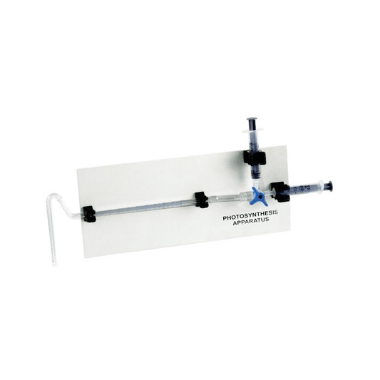 Photosynthesis apparatus setup for measuring gas from aquatic plants