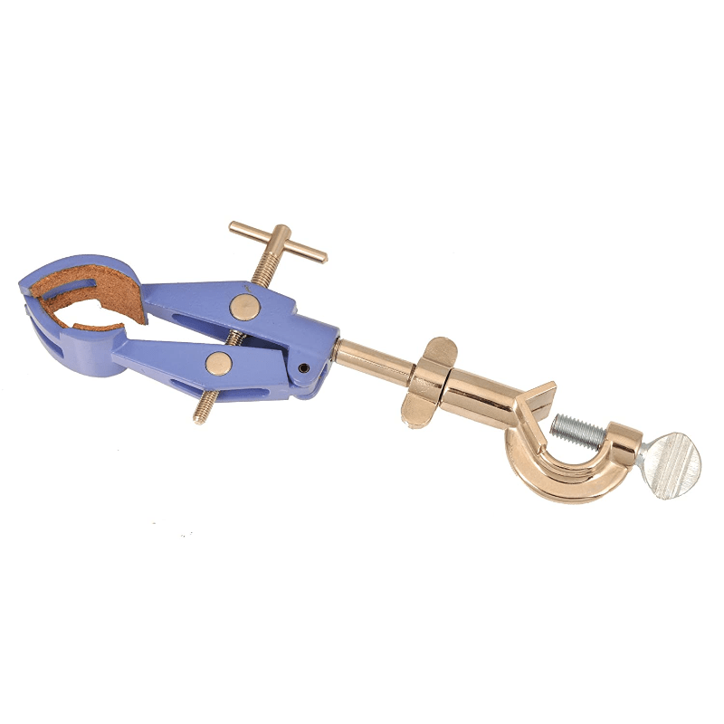 Retort Clamp with Bosshead, Cork Jaws - Adjustable