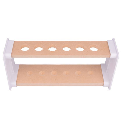 Test Tube Rack 6H x 20mm dia (Wood &amp; Plastic)