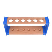 Test Tube Rack, 6H x 25mm dia (Wood and Plastic)