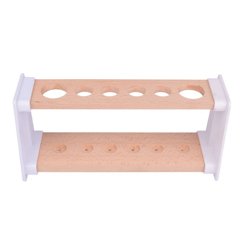 Test Tube Rack - Wooden Polyprop End