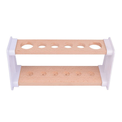 Test Tube Rack - Wooden Polyprop End