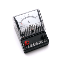 Single range DC voltmeter with analog scale for physics lab experiments